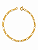 Pulseira 3mm Elos Alternados 3 e 1 - Imagem 1
