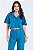 Camisa Cropped Azul Viscolinho - Imagem 1