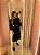 Vestido Super Midi Com Botões Frontais Preto - Imagem 1