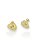 Brinco Coração Pérola Dourado Ouro 18k 2cm - Imagem 3