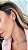 Brinco Ear hook Corrente Ouro 18k - Imagem 2