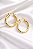 Brinco Argola Fecho Italiano Ouro 18k - Imagem 3