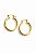Brinco Argola Fecho Italiano Ouro 18k - Imagem 1