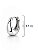 BRINCO ARGOLA FECHADA CLASSICA FOLHEADA EM RHODIUM BRANCO - Imagem 3