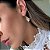 Brinco Argola Clique Ametista Natural com Piercing Fake - Imagem 3