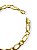 Pulseira Masculina 6,5mm 8gr Fecho Lagosta Folheada Em Ouro 18k - Imagem 1