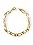 Pulseira Masculina 6,5mm 8gr Fecho Lagosta Folheada Em Ouro 18k - Imagem 2