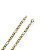 Corrente Masculina Elos 5x1 5mm Folheado em Ouro 18k - Imagem 2