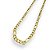Corrente Masculina Elos 5x1 5mm Folheado em Ouro 18k - Imagem 1