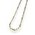 Corrente Masculina Elos 3x3 3mm Folheado em Ouro 18k - Imagem 1