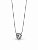 Colar Ponto de Luz 7mm Zircônia Rhodium Branco - Imagem 1