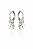 Brinco Argola Clique Fé Rhodium Branco - Imagem 1