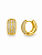 Argola Pavé Diamond 2 cm - Imagem 1