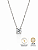Colar Ponto de luz Moissanite 6mm - 0.8ct - Imagem 1