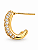 Brinco Marie Cravejado em Zircônias Ouro 18k - Imagem 3