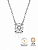 Colar Ponto de luz Moissanite 8mm - 2ct - Imagem 1