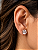 Brinco Solitário 10mm Clássico Moissanite 8ct - Imagem 2