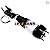 Amortecedor Dianteiro Lado Esquerdo Pneumatico Mercedes GLE350 GLE450 GLE550 GLE63 AMG W166 A1663206166 - Imagem 3