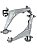 Par Bandeja Balança Suspensão Dianteira Volvo V60 V90 Xc60 Xc90 32246810 32246811 - Imagem 1