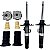 Kit Amortecedor Dianteiro Bmw 320i 330e 330i 420i 430i G20 31316888453 31316888454 - Imagem 1