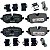 Jogo Pastilha Freio Traseiro Bmw X1 U11 X2 10 34208834998 2668701 TEXTAR - Imagem 6