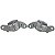 Par Coxim Traseiro Land Rover Discovery Sport LR140208 LR140209 - Imagem 2