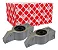 Par Bucha Bandeja Dianteira Audi A3 Q3 Vw Passat Golf Touran 3C0199231F - Imagem 1
