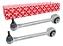 Par Braço Reto Dianteira Mercedes GLK220 GLK280 GLK300 2008 2009 2010 2011 2012 2013 2014 2015 A2043308011 FEBI - Imagem 1
