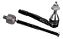Par Barra Direção Axial Dianteira Le Mercedes C300 E250 E300 2015 2016 2017 2018 2019 2020 2021 2022 2023 á 2026 A2054600605 FEBI - Imagem 2