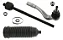 Kit Terminal Axial Dianteiro Ld Mercedes SLK200 SLK250 2012 2013 2014 2015 2016 A2043301003 FEBI - Imagem 2