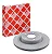 Par Disco Freio Traseiro Mercedes C180 C250 C300 E250 E300 A0004231812 FEBI - Imagem 2