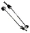 Par Bieletas Dianteira Mercedes Ml350 Ml400 Ml500 Gle350 A1663200889 A1663200789 - Imagem 1