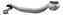 Braço Curvo Mercedes C180 C200 C250 C300 Cls450 E250 E300 A2053301505 A2053301305 A2053304303 - Imagem 1