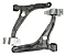 Par Braço Bandeja Suspensão Dianteira Mercedes Original A2473300500 A2473307502 - Imagem 1