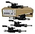Kit 4 Bico Injetor Bmw 118i 218i 320i 420i 440i 530i X1 F48 X2 X3 X4 X5 X6 X7 Z4 Mini Cooper 13538656548 0261500437 - Imagem 1