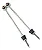 Par Bieletas Dianteira Mercedes Gl350 Gl500 Gls350 Gls500 A1663200889 A1663201100 - Imagem 1
