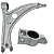 Kit Bandeja Bucha Suspensão Dianteira Audi Q3 2011 á 2019 3C0407151H 3C0199231F - Imagem 1