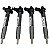 Kit 4 Bicos Injetores Combustível Bmw 3.0 Disel X5 X6 X7 2016 2017 2018 2019 2020 2021 2022 2023 13538571563 BOSCH - Imagem 2