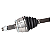 Eixo Transmissão Dianteiro LD Land Rover Discovery 3 4 Range Rover Sport LR071930 2004 2005 2006 2007 2008 2009 2010 2011 2012 2013 2014 2015 2016 2017 2018 2019 FEBI - Imagem 3