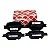 Pastilha Freio Dianteiro Toyota MIRAI PRIUS RAV 4 2006 2007 2008 2009 2010 2011 2012 2013 2014 044652B040 FEBI - Imagem 1