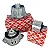 Kit Coxim Motor Câmbio Mercedes E250 TURBO AVANTGARDE VR4 2013 2014 2015 2016 A2122407217 FEBI - Imagem 1
