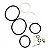 Par Bolsa Ar Suspensão Traseira LAND ROVER DISCOVERY 4 2009 2010 2011 2012 2013 2014 2015 2016 2017 2018 LR016411 - Imagem 7