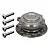 Cubo Roda Dianteira Bmw 650i 750i 760i 2012 2013 2014 2015 2016 2017 2018 2019 31206872888 FEBI - Imagem 3