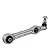 Braço Reto Dianteiro Mercedes GLC220 GLC250 GLC300 Coupé 2019 2020 2021 2022 2023 A2053306710 FEBI - Imagem 3