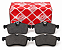 Jogo Pastilha Freio Traseiro Jaguar E-Pace 2017 2018 2019 2020 2021 2022 2023 2024 2025 2026 F-Pace 2015 2016 2017 2018 2019 2020 2021 2022 2023 2024 2025 2026 I-Pace 2018 2019 2020 2021 2022 2023 2024 2025 2026 T2R36215 116331 FEBI - Imagem 1