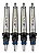 Kit 4 Bicos Injetores Mercedes A200 C180 C200 C250 C300 CLA GLA A2560705600 0261500804 Bosch - Imagem 4