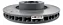 Par Discos Freio Traseiros Porsche Cayenne Taycan Audi E-Tron GT 9Y0615601B - Imagem 3