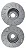 Par Disco Freio Dianteiro Mercedes CLA35 CLA45 GLA35 GLA45 GLB35 AMG A1774211000 - Imagem 3