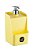 Dispenser Slim C/ Suporte para Esponja Amarelo Claro Sólido - Imagem 1