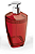 Porta Sabonete Líquido Premium Vermelho Translúcido - Imagem 1